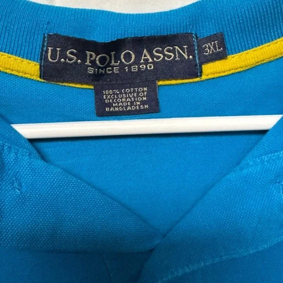U.S. Polo Assn. Men’s Blue Polo Shirt Classic Design Size 3xl - Picture 2 of 5